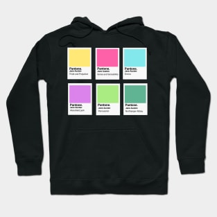 Jane Austen Pantone colours Hoodie